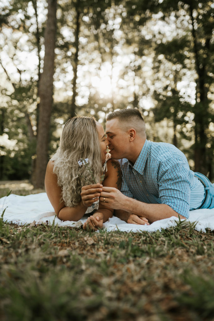 Columbus Georgia Wedding photographer takes photos of couple at Lakewood Park in Phenix City Alabama